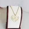 Goldfilled pendant necklace with infinity symbol