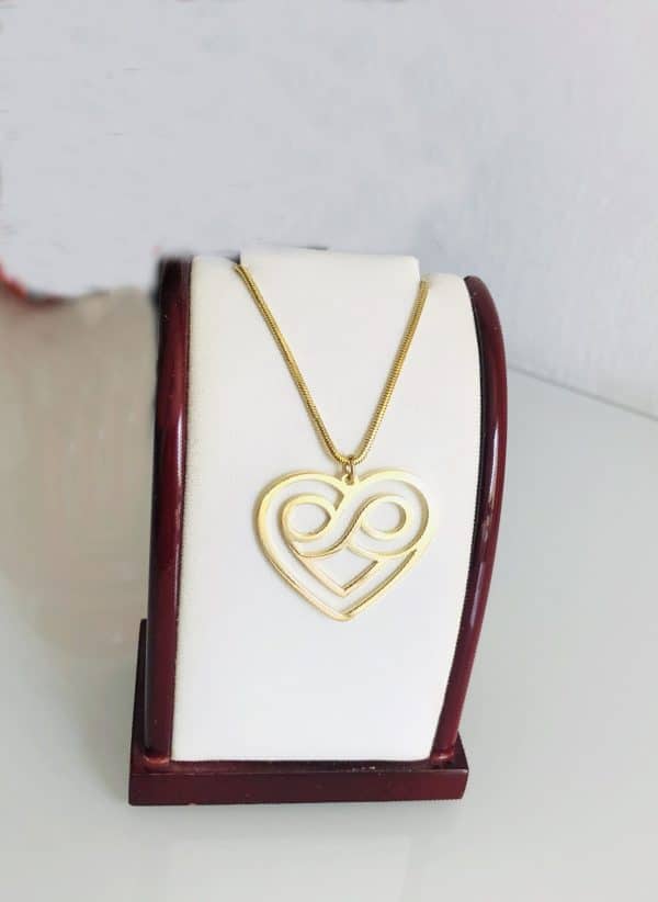 Goldfilled pendant necklace with infinity symbol