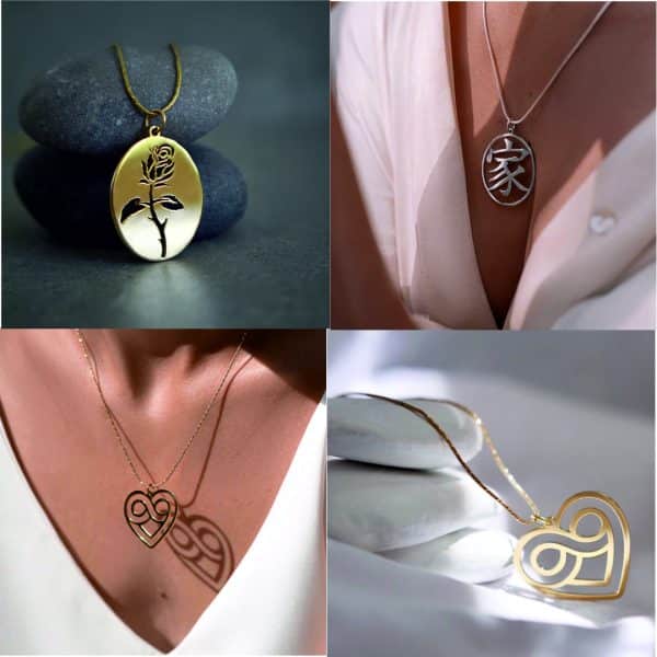 Create Your Own Unique Pendant – Custom Jewelry with any Name, Logo, Symbol & Own Designs