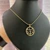 Gold-filled Bahá’í Greatest Name pendant from Haifa