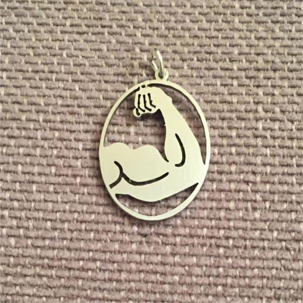 Bodybuilding Necklace – Muscle Man Pendant, Brutal Strength Jewelry for Men