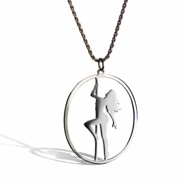 Pole Dance Necklace – Exotic Dancer Pendant 💃 Sensual Feminine Jewelry ✨