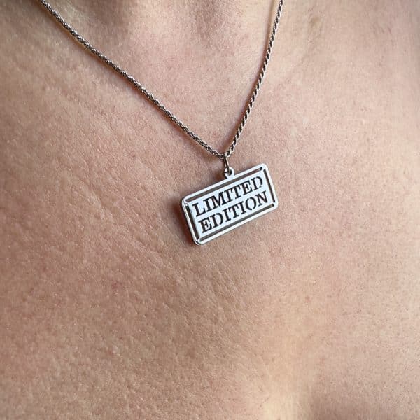 Limited Edition Necklace – Unique Laser Cut Pendant Gift for Him & Her